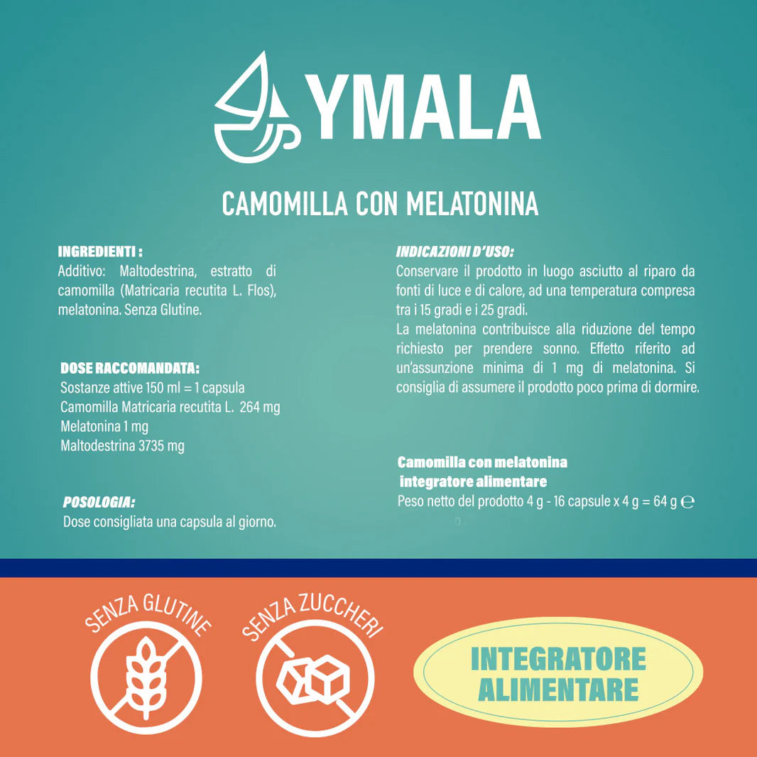CAMOMILLA CON MELATONINA 16pz