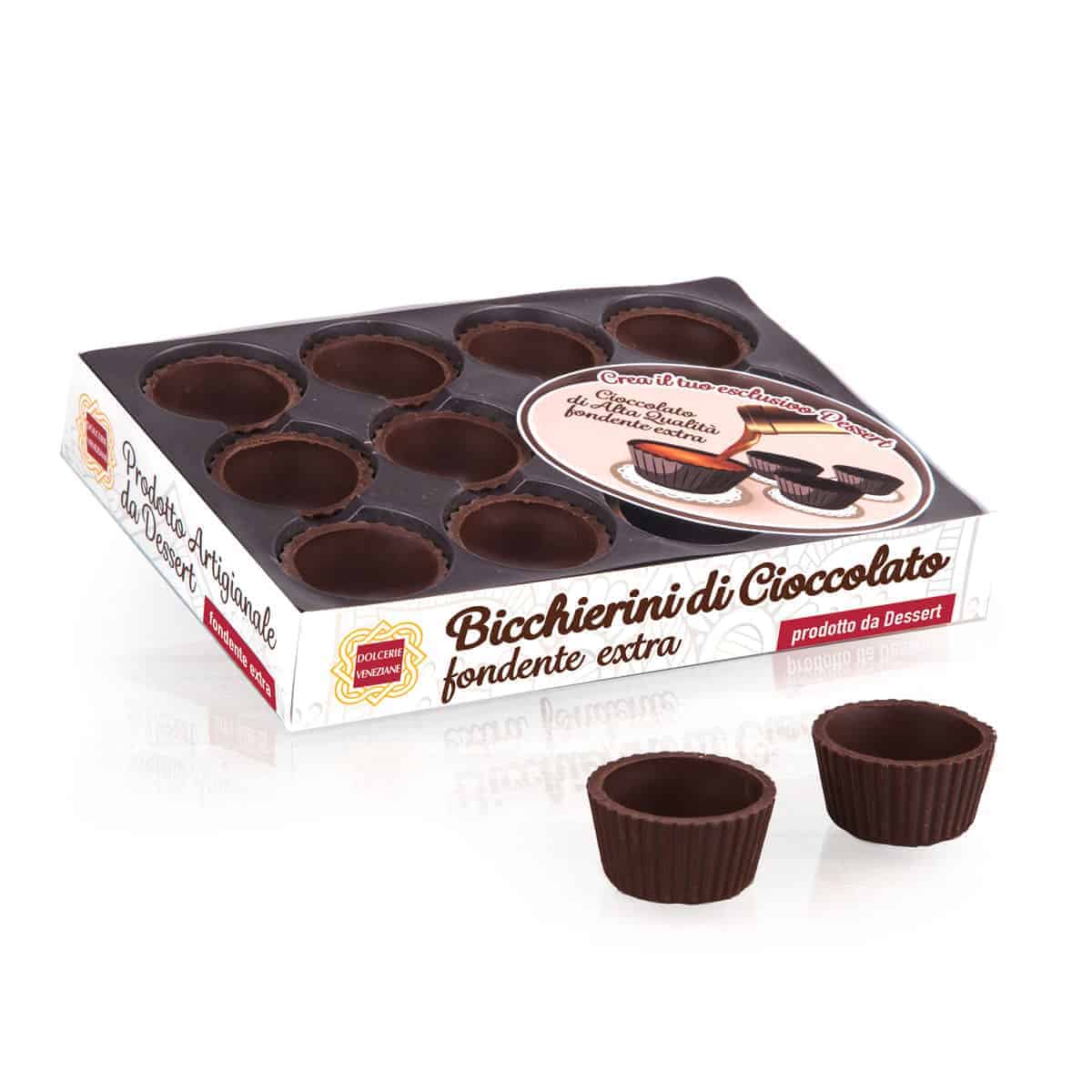 Bicchierini di cioccolata