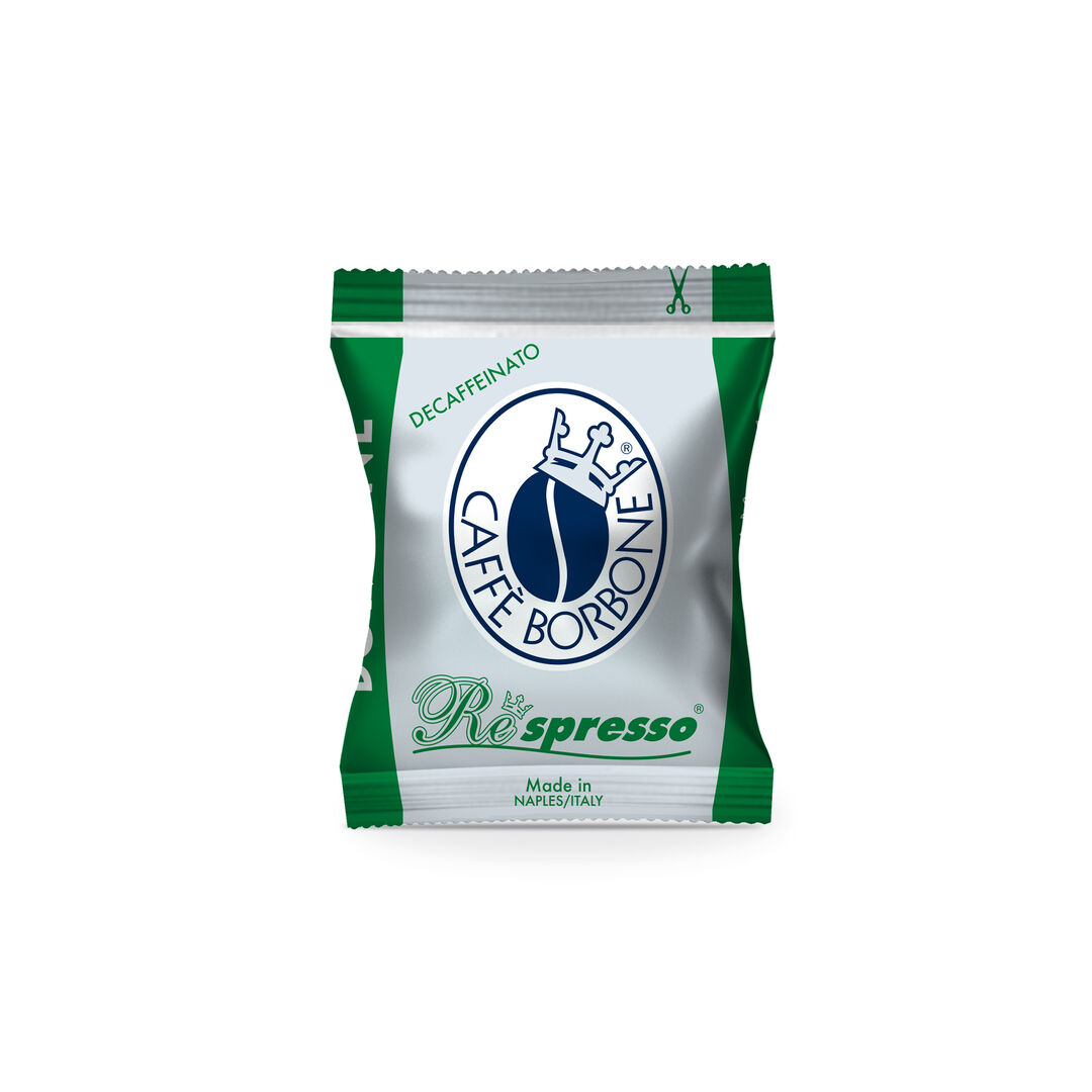 50 Capsule Borbone Compatibili con macchine ad uso domestico Nespresso®* Miscela DEK GREEN