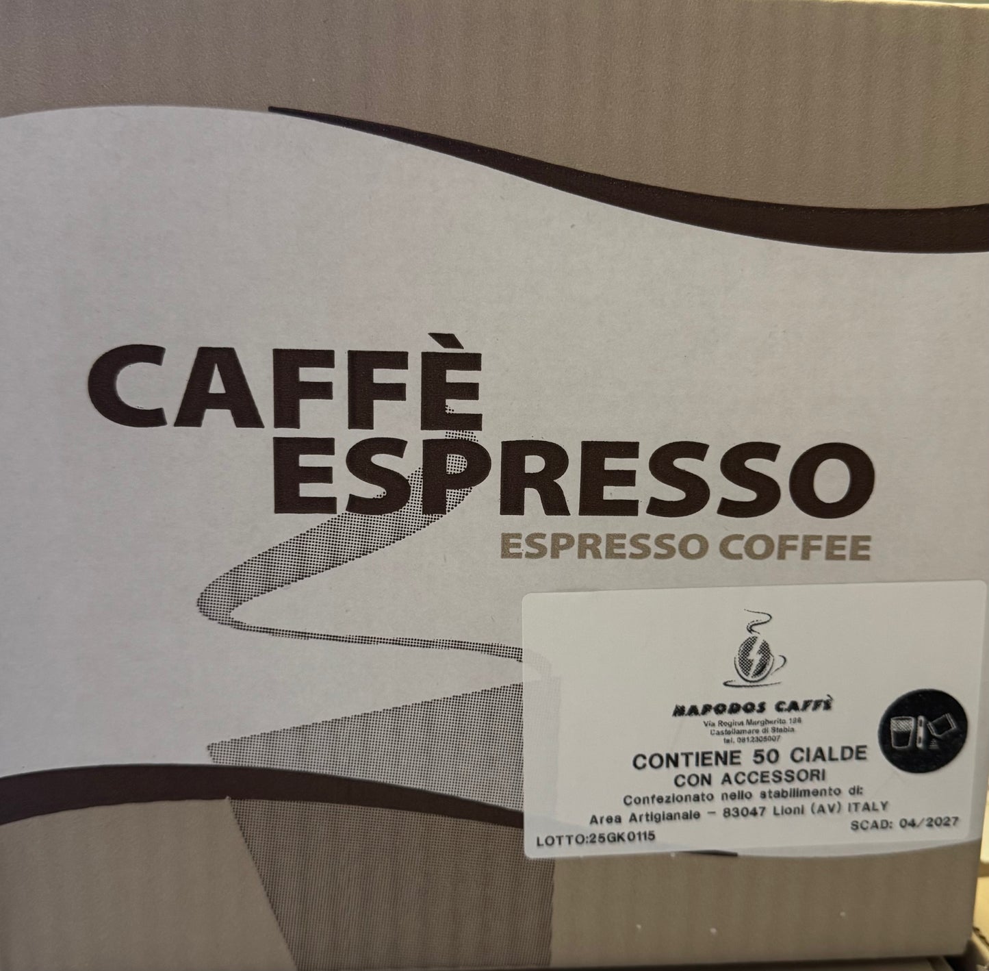 NAPODOS CAFFÈ 50cialde+kit accessori