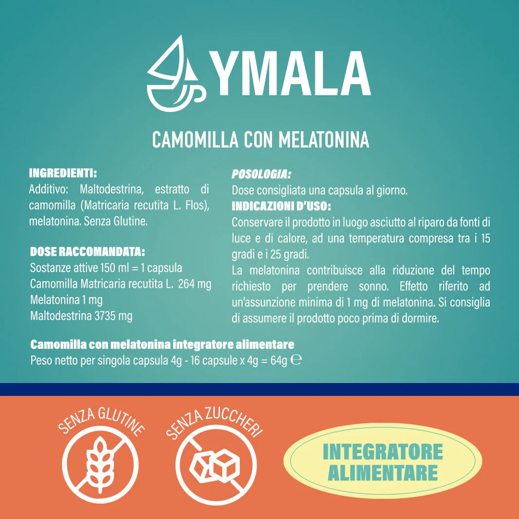 CAMOMILLA CON MELATONINA 16pz