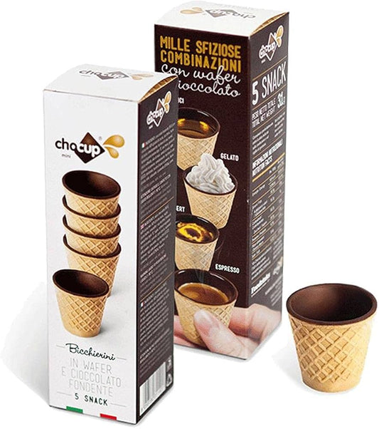 CHOCUP BICCHIRINI IN WAFER E CIOCCOLATA 5PZ