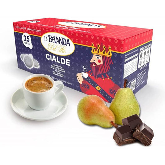 25 cialde gusto pera e cioccolato
