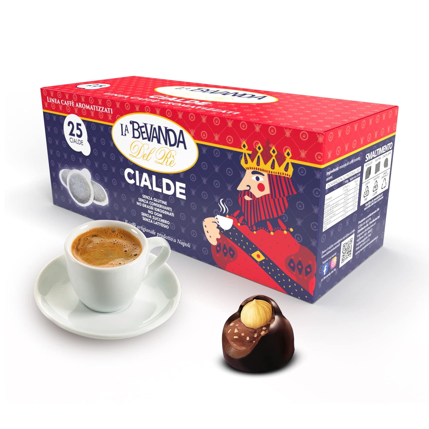 25 cialde aromatizzate al bacio perugina