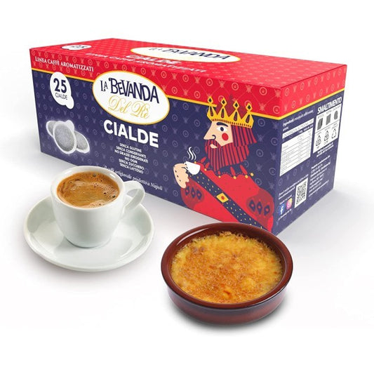 25 cialde aromatizzate gusto crema catalana