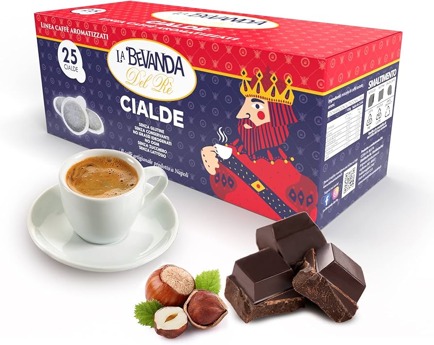 25 cialde aromatizzate al cioccolato
