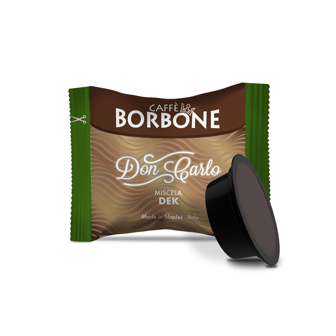 100 Capsule Borbone Compatibili Don Carlo Miscela VERDE DEK