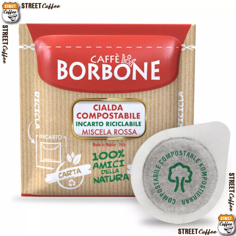 150 Cialde Filtro carta Caffè Borbone ESE 44mm Miscela Rossa Red Rosso